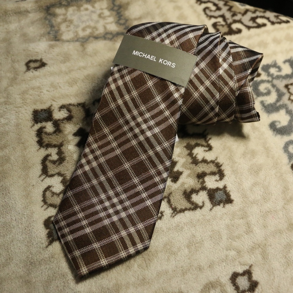 Narrow 3" Silk Michael Kors Neck Tie
